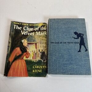 Vintage Nancy Drew #30 The Clue of the Velvet Mask HC/DJ Carolyn Keene Grosset